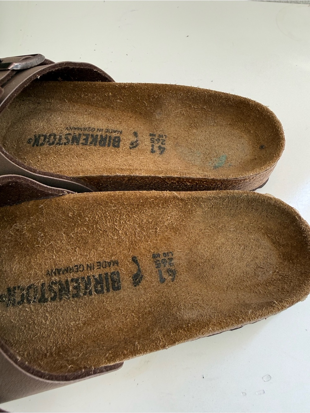 Birkenstock Catalina women size 10 Brown Single Strap Slide Sandals - Picture 6 of 14